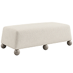 Дизайнерская Банкетка Wakonda с деревянными шариками  варинант исполнения - 1 | Loft Concept в Самаре