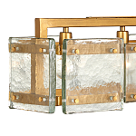 Люстра прямоугольная из толстого литого стекла Cast Glass варинант исполнения - 3 | Loft Concept в Самаре