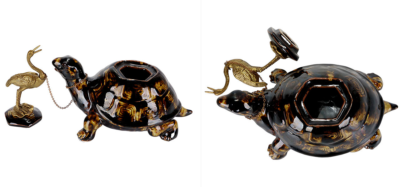 Чайник фарфоровый в виде черепахи Crane & Turtle Чайник фарфоровый в виде черепахи Crane & Turtle - Loft-Concept в Самаре