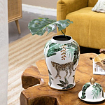 Ваза из фарфора с ручной росписью Leopard Collection  варинант исполнения - 7 | Loft Concept в Самаре