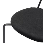 Стул с мягким сиденьем черный Stool Loft Black варинант исполнения - 7 | Loft Concept в Самаре