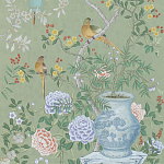 Обои ручная роспись Temple Newsam Mercury Grey варинант исполнения - 3 | Loft Concept в Самаре