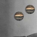 Бра в форме диска из керамогранита Eclipse of Celestial Bodies варинант исполнения - 5 | Loft Concept в Самаре