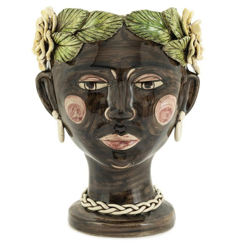 Ваза Vase Selva Moro Head Shiny Мульти Ваза Vase Selva Moro Head Shiny Мульти в Самаре | Loft Concept