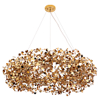 Люстра подвесная круглая с многочисленными металлическими круглыми элементами Terzani Argent варинант исполнения - 4 | Loft Concept в Самаре