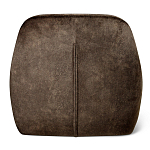 Барный стул со спинкой и подлокотниками на 4-х черных ножках Douglas Rhombus Коричневый Велюр варинант исполнения - 4 | Loft Concept в Самаре