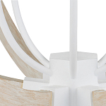 Подвесной светильник из дерева в форме сферы Eco Light варинант исполнения - 1 | Loft Concept в Самаре