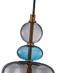 Подвесной светильник со стеклянным плафоном дымчатого цвета Prestige варинант исполнения - 4 | Loft Concept в Самаре