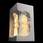 Встраиваемый в стену гипсовый светильник под покраску с колоннами и арками в античном стиле Antiquity Athena варинант исполнения - 7 | Loft Concept в Самаре