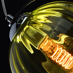 Подвесной светильник со стеклянном плафоном в форме бокала Kaleido варинант исполнения - 31 | Loft Concept в Самаре