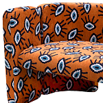 Акцентный Двухместный Диван Leela Оранжевый Орнамент варинант исполнения - 2 | Loft Concept в Самаре