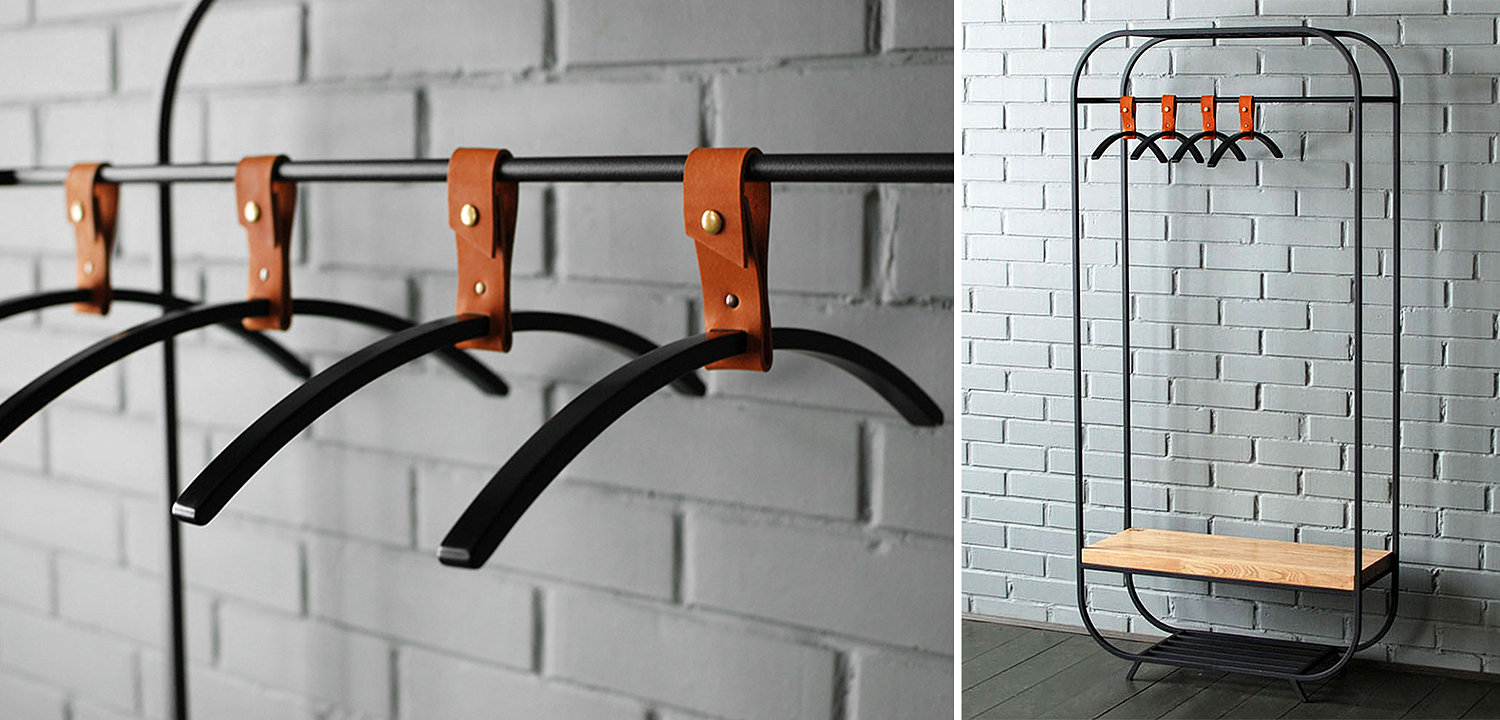 Плечики для одежды Amos Black Clothes Hanger Плечики для одежды Amos Black Clothes Hanger - Loft-Concept в Самаре