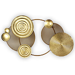 Панно настенное Blank Sheet Golden Orbit варинант исполнения - 1 | Loft Concept в Самаре