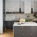  Подвесной светильник черного матового цвета с конусным плафоном 65 см Elstead Lighting варинант исполнения - 9 | Loft Concept в Самаре