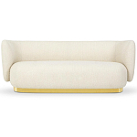 Диван с обивкой букле Ambrose Soft Boucle Sofa варинант исполнения - 1 | Loft Concept в Самаре