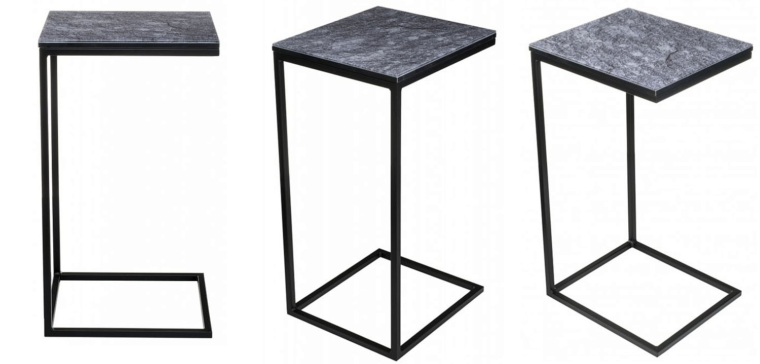 Приставной стол Zermatt Side Table gray Приставной стол Zermatt Side Table gray - Loft-Concept в Самаре