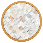 Бра в форме диска с перламутровыми прямоугольниками из морской ракушки Touch of Marine Charm варинант исполнения - 2 | Loft Concept в Самаре