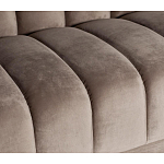 Диван трехместный велюровый серый Island of Comfort варинант исполнения - 4 | Loft Concept в Самаре