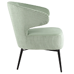 Современное мягкое кресло на металлических ножках Rakush Pistachio варинант исполнения - 5 | Loft Concept в Самаре