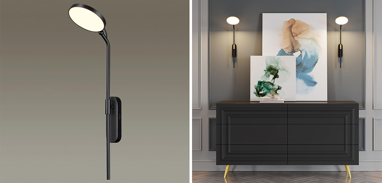 Бра Maxine Light Wall lamp Lantern Black Бра Maxine Light Wall lamp Lantern Black - Loft-Concept в Самаре