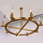 Люстра CANELLE Round Chandelier 8 Modern Brass варинант исполнения - 2 | Loft Concept в Самаре