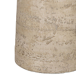 Столик приставной с круглой столешницей Textured Cream Table варинант исполнения - 4 | Loft Concept в Самаре