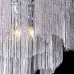 Люстра потолочная с металлическими цепочками Диаметр 99 см Atlantis Chain варинант исполнения - 5 | Loft Concept в Самаре