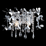 Бра с металлическими лепестками и хрустальными подвесками Leaf Cascade варинант исполнения - 2 | Loft Concept в Самаре