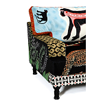 Большой Трехместный Диван с цветным принтом Qalakabusha Large Sofa варинант исполнения - 4 | Loft Concept в Самаре