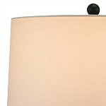 Настольная лампа зеленая с тканевым абажуром Splashes of Green Moss варинант исполнения - 3 | Loft Concept в Самаре