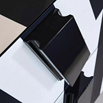 Дизайнерский комод в чёрно-белую полоску Ziqqurat варинант исполнения - 1 | Loft Concept в Самаре