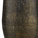 Торшер с фактурным массивным корпусом и тканевым цилиндрическим абажуром Textured Monolith варинант исполнения - 4 | Loft Concept в Самаре