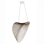 Подвесной светильник фигурный из деревянных прутьев Ecofriendly Light Source варинант исполнения - 3 | Loft Concept в Самаре