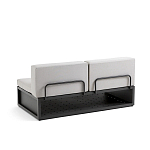 Садовый диван на каркасе из алюминия Petro варинант исполнения - 2 | Loft Concept в Самаре