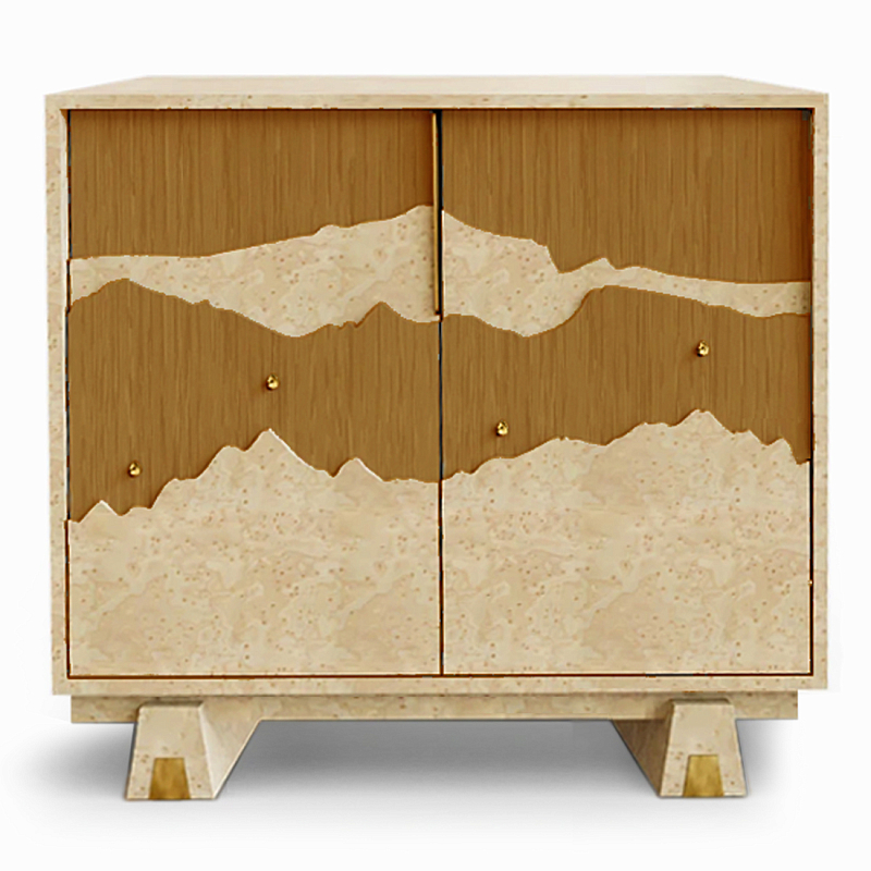 Буфет Okinawa Ginger Бежевый Горчичный Золотой в Самаре | Loft Concept 