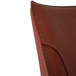 Стул коричневый из искуственной кожи на 4-х ножках Enigma Brown варинант исполнения - 4 | Loft Concept в Самаре