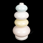 Настольная лампа из стеклянных сфер в пастельных тонах Высота 40 см Pastel Lunaria варинант исполнения - 3 | Loft Concept в Самаре