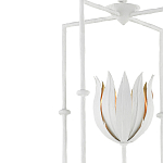 Подвесной светильник белый c абажуром в виде цветка тюльпана White Tulips варинант исполнения - 1 | Loft Concept в Самаре