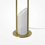 Напольный торшер светодионый золотой Lumen Duo варинант исполнения - 4 | Loft Concept в Самаре