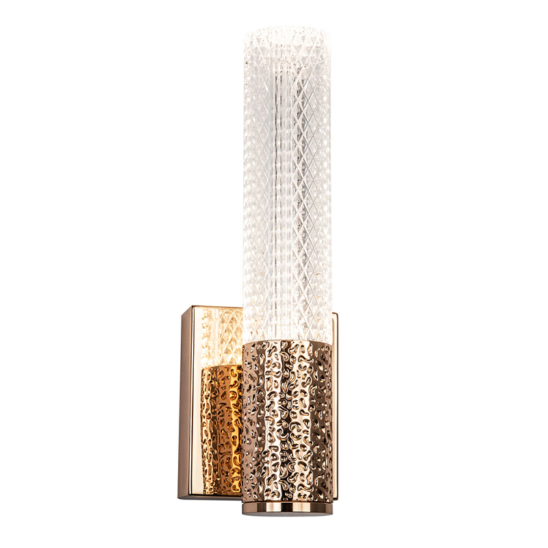 Бра Dew Drops Tube Gold Wall Lamp Прозрачный Золотой в Самаре | Loft Concept 