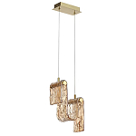 Подвесной светильник волнистой формы из фактурного стекла Wave варинант исполнения - 1 | Loft Concept в Самаре