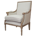 Кресло William Classical Armchair beige flax варинант исполнения - 3 | Loft Concept в Самаре