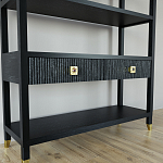 Стеллаж с двумя ящиками Elsa Dreams Black варинант исполнения - 2 | Loft Concept в Самаре