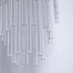 Бра с круглым основанием и длинными прозрачныи стеклянными трубками Nembus варинант исполнения - 6 | Loft Concept в Самаре