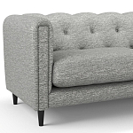 Мебельная ткань Шенилл серый цвет 138 см T4-34 варинант исполнения - 7 | Loft Concept в Самаре