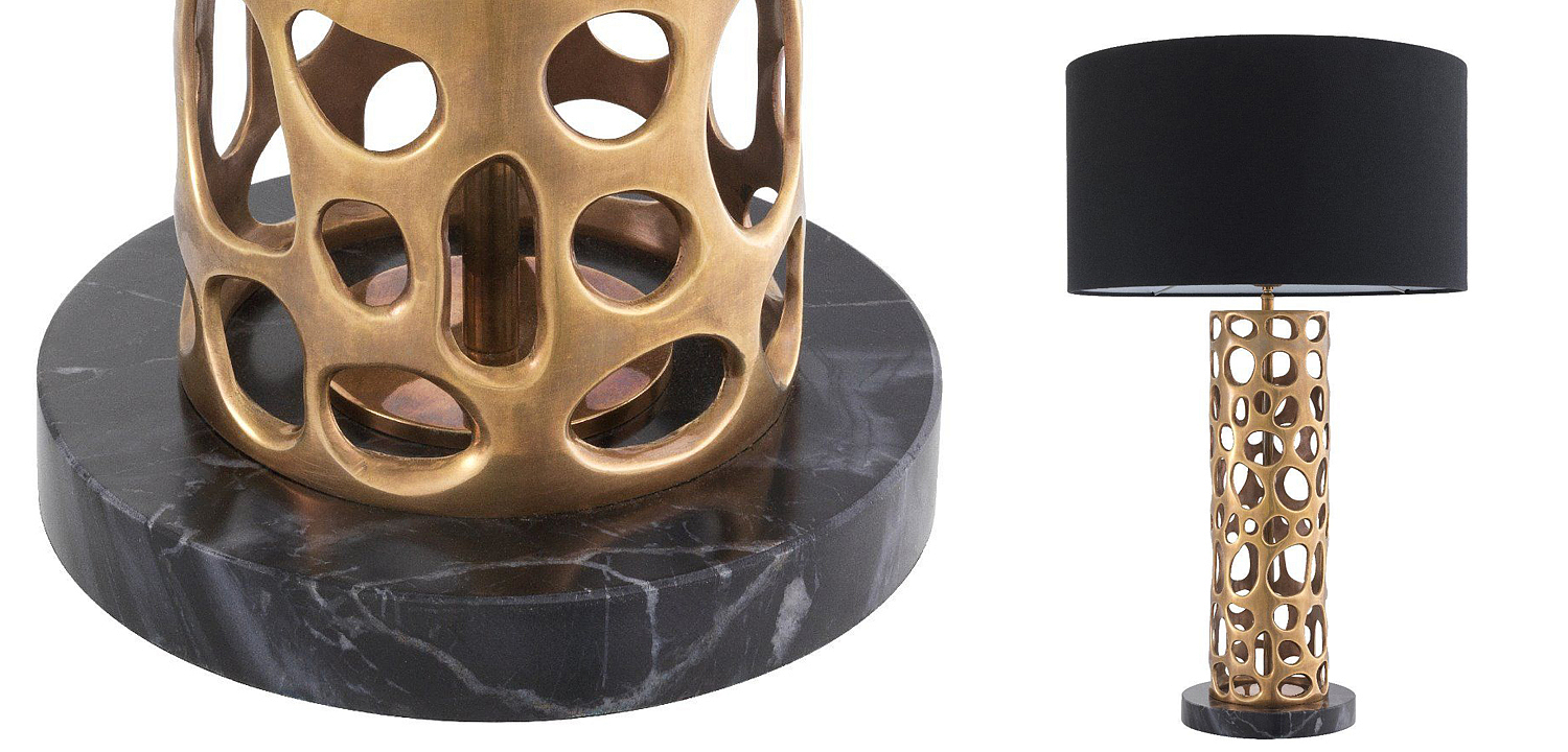 Настольная лампа Eichholtz Table Lamp Dix Brass Настольная лампа Eichholtz Table Lamp Dix Brass - Loft-Concept в Самаре