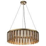 Люстра со стеклянными цилиндрическими плафонами Luminous Cylinders Amber Round варинант исполнения - 4 | Loft Concept в Самаре