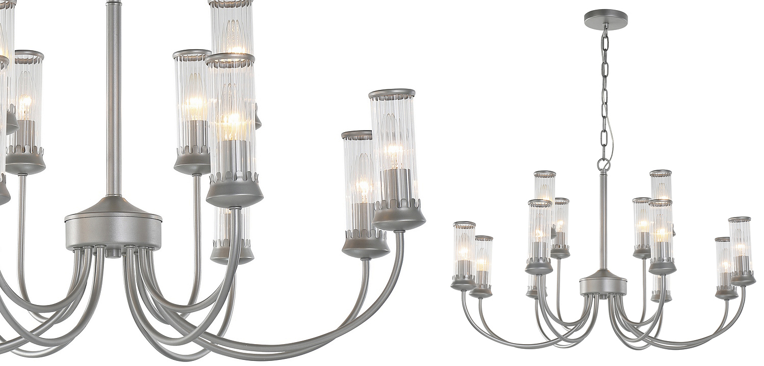 Люстра Morgane Chandelier silver 78 Люстра Morgane Chandelier silver 78 - Loft-Concept в Самаре