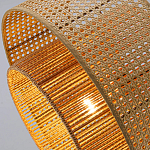 Подвесной светильник с абажуром из плтеного бамбука Light Inside the Cell варинант исполнения - 5 | Loft Concept в Самаре