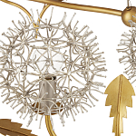 Люстра круглая с декором в виде цветков одуванчика Hanging Dandelion варинант исполнения - 1 | Loft Concept в Самаре